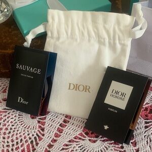 Dior Parfum Duo with Elegant White Pouch men’s 326
